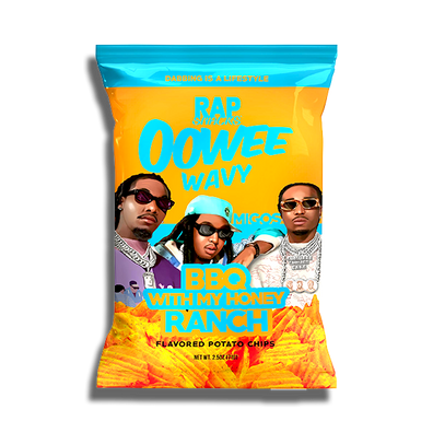 Rap Snacks Oowee Wavy Migos BBQ With My Honey Ranch
